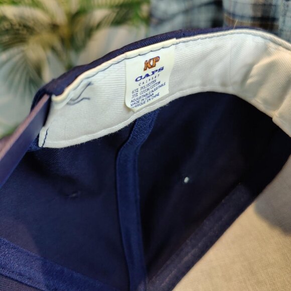 Vintage 90s 'Freemasons' navy blue/green snapback cap - Picture 4 of 4